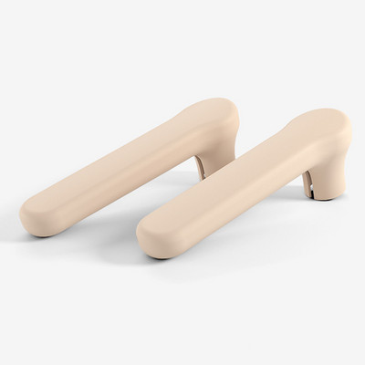 2 gab. Durvju roktura pārsegs Silikona uzmavu durvju roktura vāks Beztrokšņa pret sadursmes aizsargu cimdi Antistatisks durvju roktura aizsargs