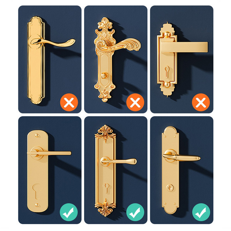 Προστατευτικά καλύμματα πόμολο πόρτας κατά της σύγκρουσης Προστατευτικό μανίκι σιλικόνης για μωρά Αξεσουάρ σαλονιού οικιακής κρεβατοκάμαρας