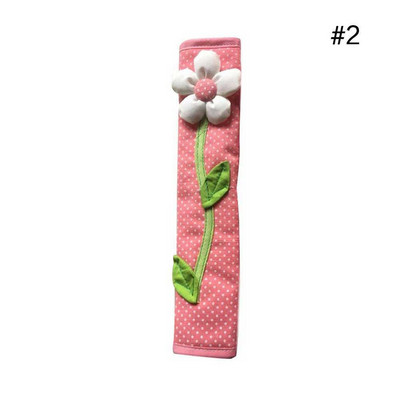 1gb 3d Flower Polka Dot Door Ledusskapja roktura vāks Durvis Aizsargā Virtuve Ledusskapim Piederumi Piemērots piedurknes dekors H9n3