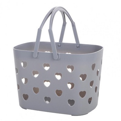 Glabāšanas turētājs Praktisks, ērts liels plastmasas dažāda veida grozs Dobs vannas grozs