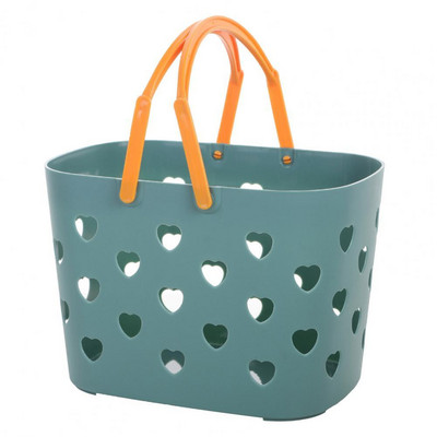 Glabāšanas turētājs Praktisks, ērts liels plastmasas dažāda veida grozs Dobs vannas grozs