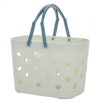 Glabāšanas turētājs Praktisks, ērts liels plastmasas dažāda veida grozs Dobs vannas grozs