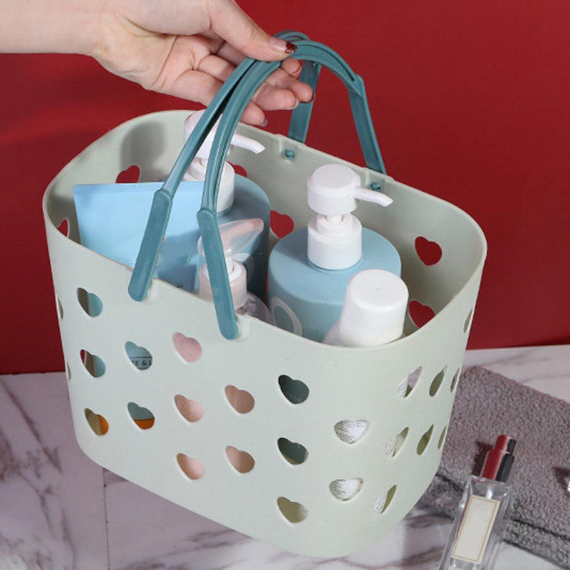 Glabāšanas turētājs Praktisks, ērts liels plastmasas dažāda veida grozs Dobs vannas grozs