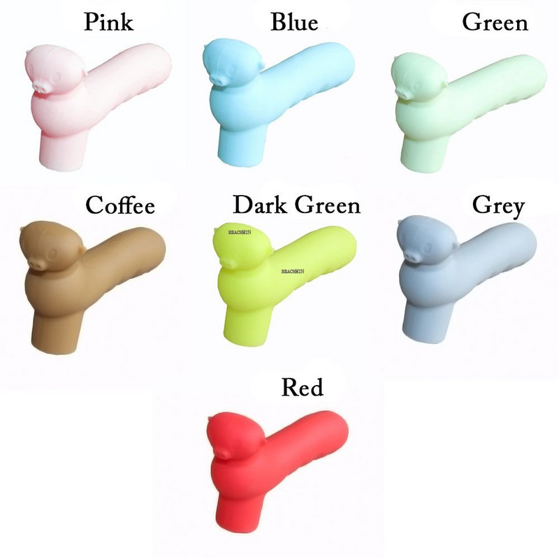 1kom Silikonska ručka Zaštitna navlaka za zaštitu od sudara Sigurnosna zaštita za bebe Bešumna vakuumska kvaka Poklopac kvake