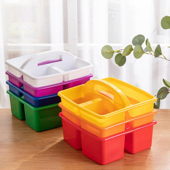 Многофункционална подреждаща се кошница за съхранение Пластмасова практична индивидуална решетъчна тава за съхранение за деца
