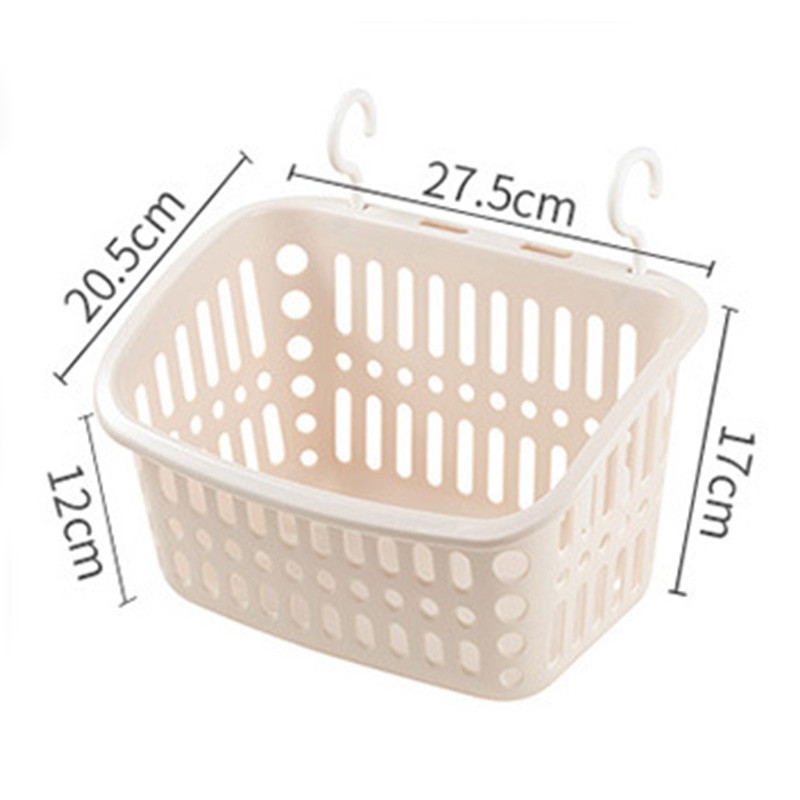 Κρεμαστό καλάθι αποθήκευσης Μπάνιο Κρεμαστά καλάθια Οικιακής Πλαστικής Κουζίνας Μπάνιο Ντους Αποθήκευση Επιτοίχιο Καλάθι