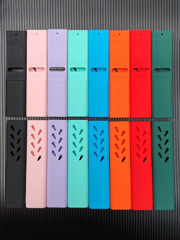 1PC Jauns Samsung Smart TV Saules tālvadības pults aizsargapvalks Pretkrītošs Biezs Silikona Neslīdošs BN59-01357 Aizsargmaciņas