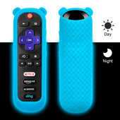 Προστατευτική θήκη για τηλεχειριστήριο τηλεόρασης TCL Roku 3600R κάλυμμα σιλικόνης με αντικραδασμικό δέρμα τηλεχειριστηρίου