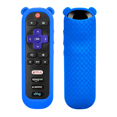 Προστατευτική θήκη για τηλεχειριστήριο τηλεόρασης TCL Roku 3600R κάλυμμα σιλικόνης με αντικραδασμικό δέρμα τηλεχειριστηρίου