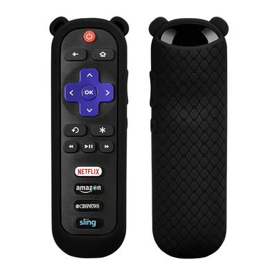 Προστατευτική θήκη για τηλεχειριστήριο τηλεόρασης TCL Roku 3600R κάλυμμα σιλικόνης με αντικραδασμικό δέρμα τηλεχειριστηρίου