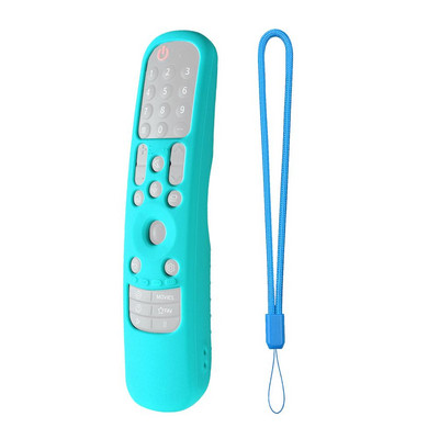 LGMR21GA / MR21GC Smart TV távirányító védőtokhoz Ütésálló, tartós szilikon burkolat, ejtésálló héj