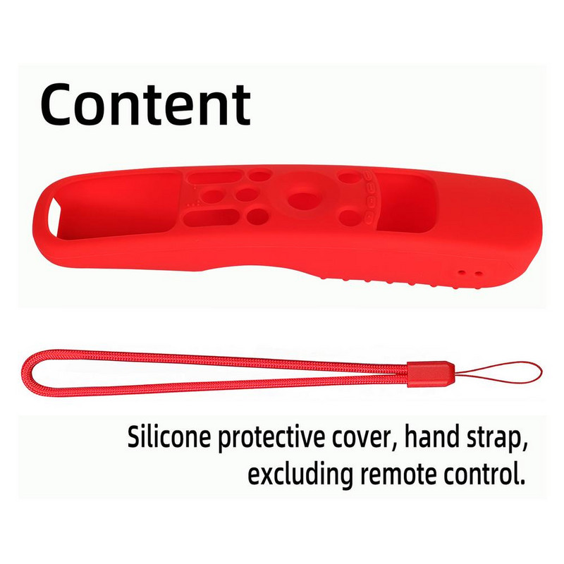 LGMR21GA / MR21GC Smart TV távirányító védőtokhoz Ütésálló, tartós szilikon burkolat, ejtésálló héj