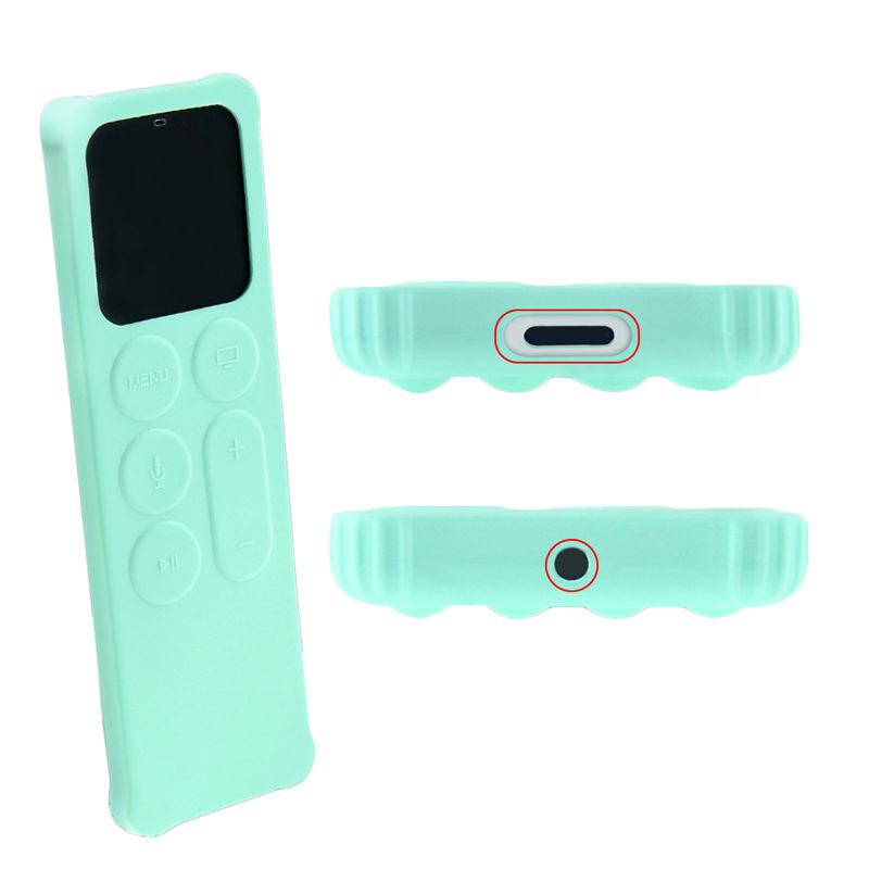 Tokvédő tok Apple TV-hez Szilikon porálló burkolat Apple TV4-hez védőburkolat otthoni Tárolás Távirányító tartó U3