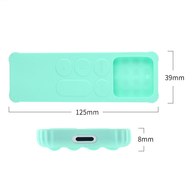 Tokvédő tok Apple TV-hez Szilikon porálló burkolat Apple TV4-hez védőburkolat otthoni Tárolás Távirányító tartó U3