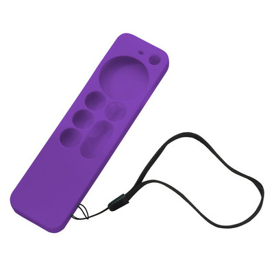 2023. gada jauns pretnozaudēšanas aizsargmaciņš Apple TV 4K 2. paaudzes Siri tālvadības pretslīdēšanai, izturīgs, triecienizturīgs silikona vāciņš