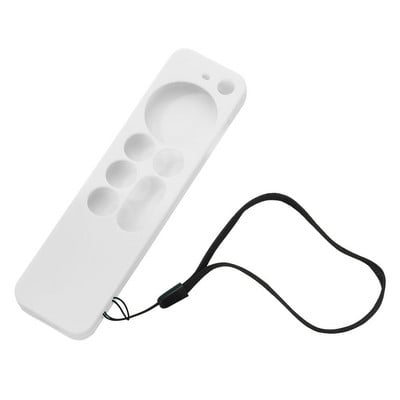 2023. gada jauns pretnozaudēšanas aizsargmaciņš Apple TV 4K 2. paaudzes Siri tālvadības pretslīdēšanai, izturīgs, triecienizturīgs silikona vāciņš