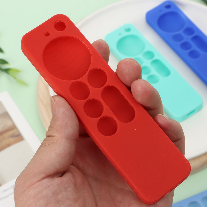 2023. gada jauns pretnozaudēšanas aizsargmaciņš Apple TV 4K 2. paaudzes Siri tālvadības pretslīdēšanai, izturīgs, triecienizturīgs silikona vāciņš