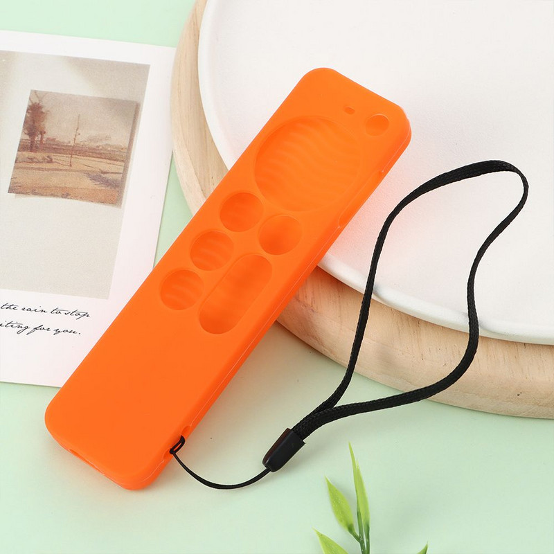 2023. gada jauns pretnozaudēšanas aizsargmaciņš Apple TV 4K 2. paaudzes Siri tālvadības pretslīdēšanai, izturīgs, triecienizturīgs silikona vāciņš