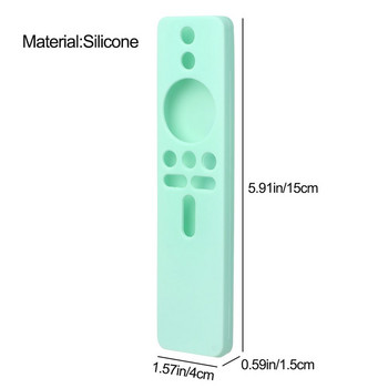 Μόδα Προστατευτική θήκη για τηλεχειριστήριο σιλικόνης για Xiaomi Mi Box S/4X Αξεσουάρ οικιακού μοχλού τηλεχειριστηρίου με αντικραδασμική προστασία