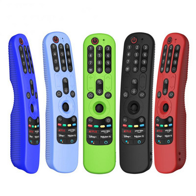 Защитен мек силиконов калъф за LG AN-MR21GC AN-MR21GA AN-MR21N Magic Remote Control Cover Удароустойчиви миещи се капаци за дистанционно управление