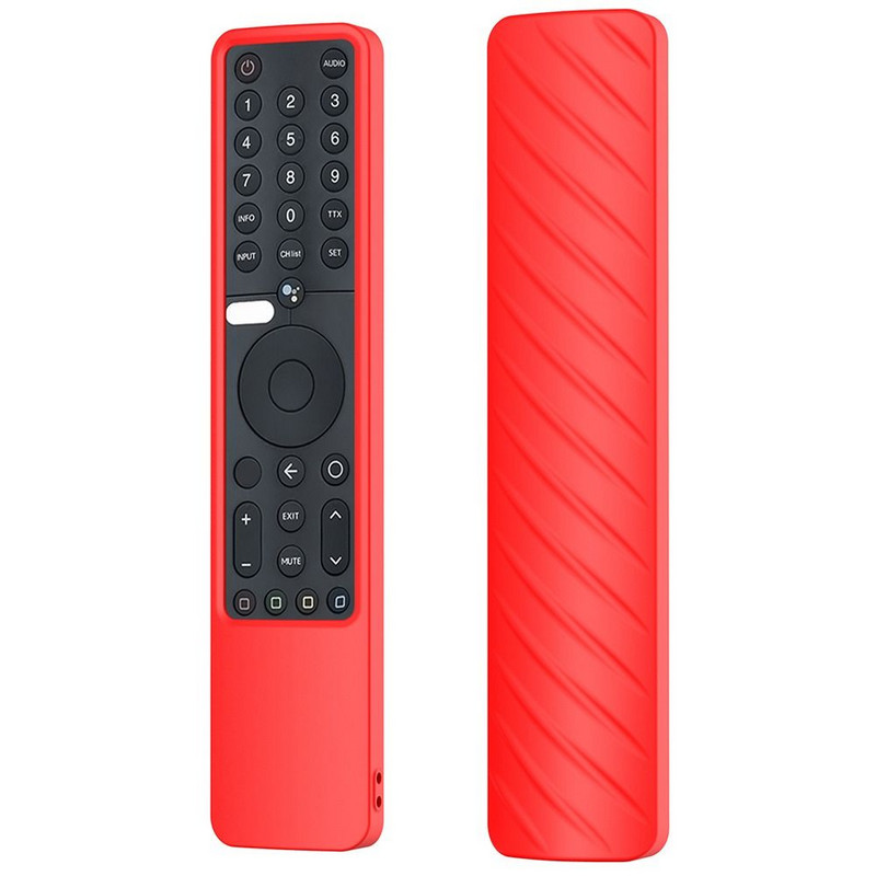 Silikona tālvadības pults futrālis Xiaomi P1 Mi TV P1/P1E/Q1/Q1E A2 58 55 50 43 32 43 P1E55 XMRM-19 TV Stick aizsargapvalks