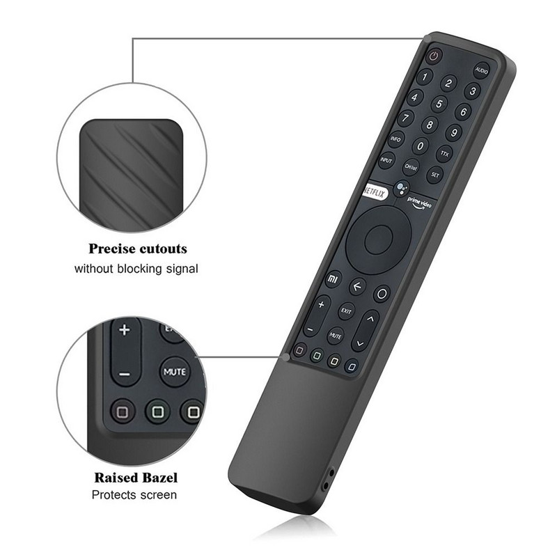 Silikona tālvadības pults futrālis Xiaomi P1 Mi TV P1/P1E/Q1/Q1E A2 58 55 50 43 32 43 P1E55 XMRM-19 TV Stick aizsargapvalks