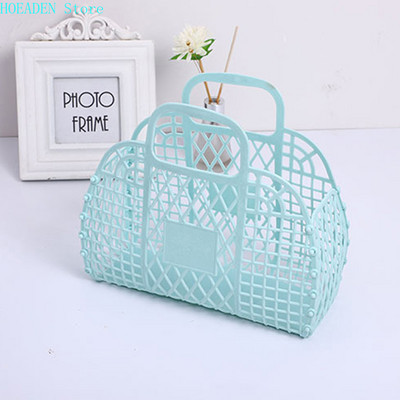 Vannas istabas dobās veļas glabāšanas grozs Sieviešu vannas veļas grozs Ziedu tīkls Pārnēsājams veļas grozs Mājas apģērbu organizators