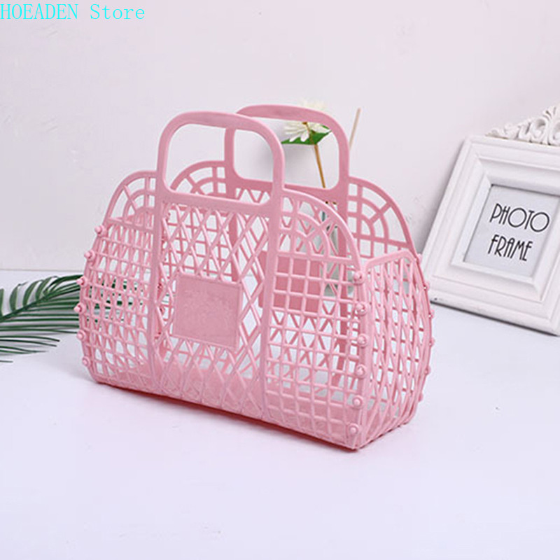 Vannas istabas dobās veļas glabāšanas grozs Sieviešu vannas veļas grozs Ziedu tīkls Pārnēsājams veļas grozs Mājas apģērbu organizators