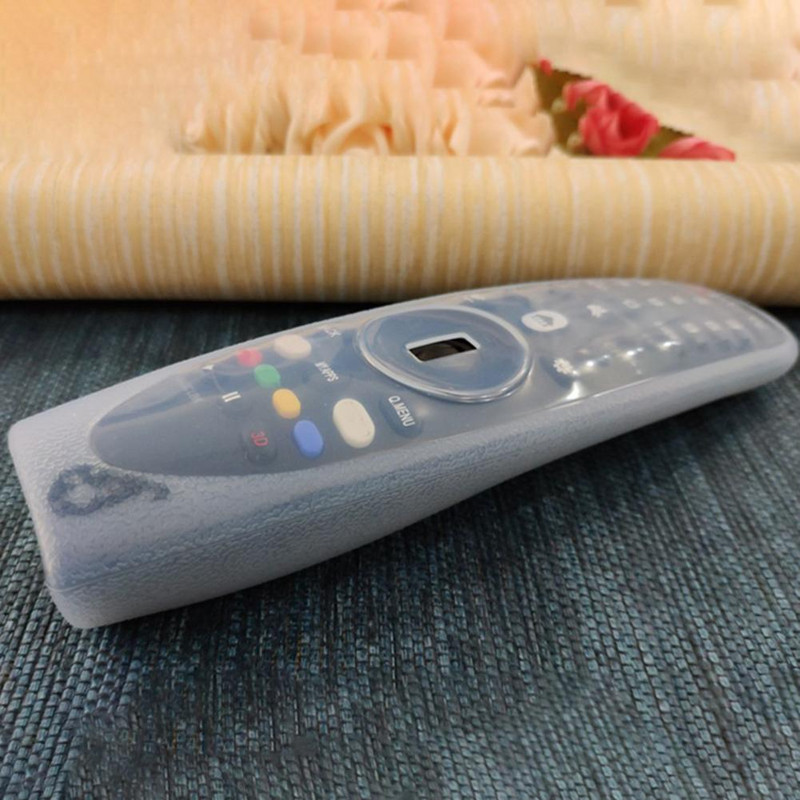 Tālvadības pults vāciņš Putekļu necaurlaidīgs Pretpiliens Silikona caurspīdīgs, sabiezināts aizsargapvalks LG AN-MR600/AN-MR650