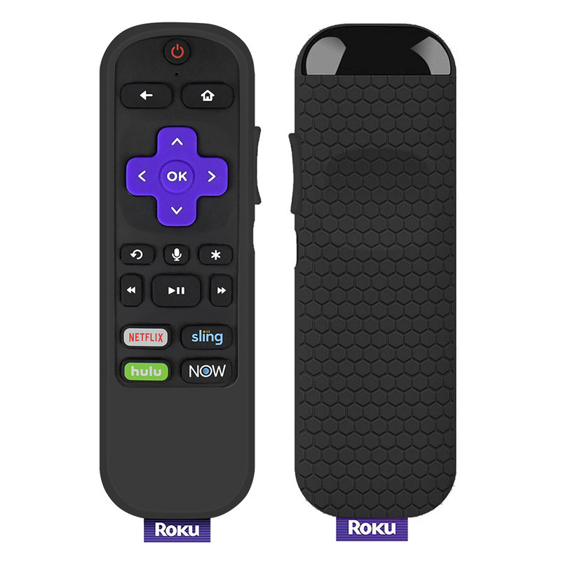 Zaštitna torbica za TCL Roku TV Steaming Stick 3600R Remote, silikonski poklopac otporan na udarce Remote Controller Skin, Anti Slip Univer