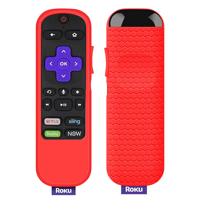 Zaštitna torbica za TCL Roku TV Steaming Stick 3600R Remote, silikonski poklopac otporan na udarce Remote Controller Skin, Anti Slip Univer