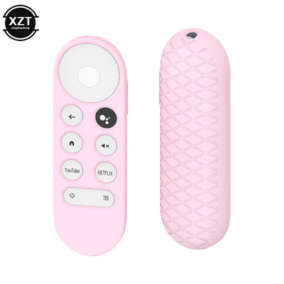 1 PC neslīdošs, mīksts silikona futrālis Chromecast tālvadības pults aizsargapvalks Chromecast TV 2020 balss tālvadības pultij