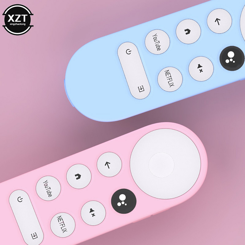 1 PC neslīdošs, mīksts silikona futrālis Chromecast tālvadības pults aizsargapvalks Chromecast TV 2020 balss tālvadības pultij