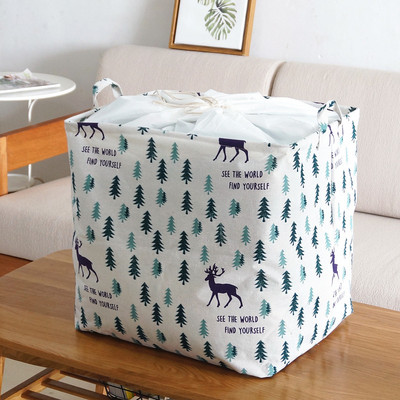 100L saliekams veļas grozs, apaļš uzglabāšanas tvertnes maisiņš, liels šķērslis, saliekams apģērbs Rotaļlietu grozs spainis Organizators liela ietilpība