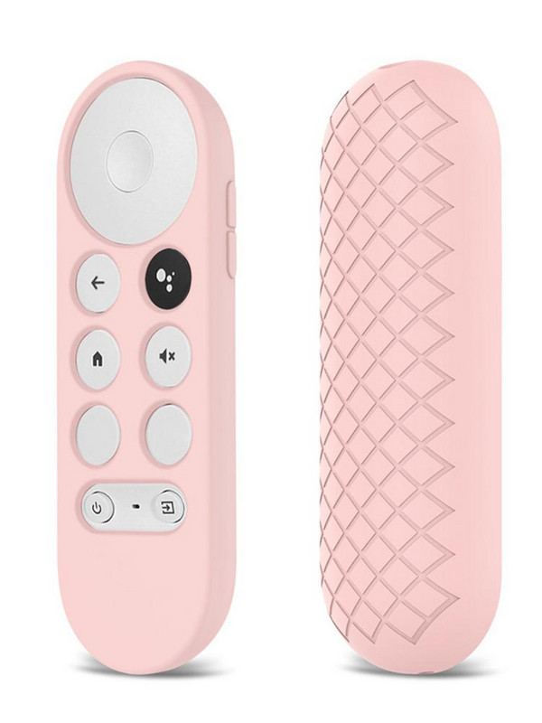 Aizsargājošs silikona futrālis Google Chromecast 2020 balss tālvadības pults vāks Triecienizturīgs mazgājams putekļu necaurlaidīgs #WO