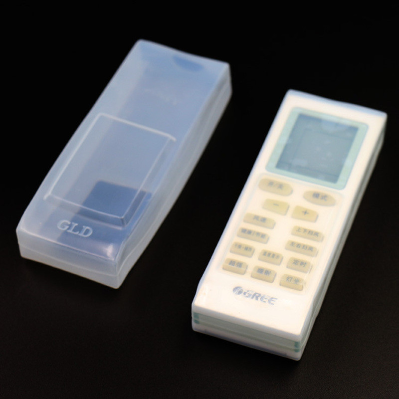 24 méret Szilikon TV távirányító tok burkolat Videó TV beltéri egység Klíma porvédő tárolótáska pormentes vízálló