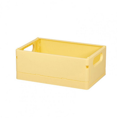 Kutija s košarom za pohranu Neklizajući dizajn s udubljenom ručkom Sklopivi plastični za organiziranje velikog kapaciteta Uredski materijal