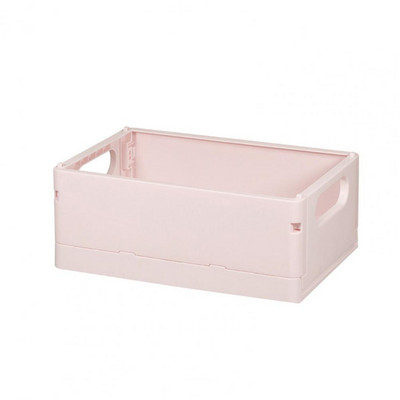 Kutija s košarom za pohranu Neklizajući dizajn s udubljenom ručkom Sklopivi plastični za organiziranje velikog kapaciteta Uredski materijal