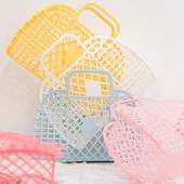 Salokāms glabāšanas grozs Dobs notekas vannas grozs Pārnēsājams vannas istabas organizators Dažādi glabāšanas kaste Bērnu iepirkumu grozi