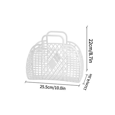 Salokāms glabāšanas grozs Dobs notekas vannas grozs Pārnēsājams vannas istabas organizators Dažādi glabāšanas kaste Bērnu iepirkumu grozi