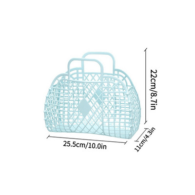 Salokāms glabāšanas grozs Dobs notekas vannas grozs Pārnēsājams vannas istabas organizators Dažādi glabāšanas kaste Bērnu iepirkumu grozi