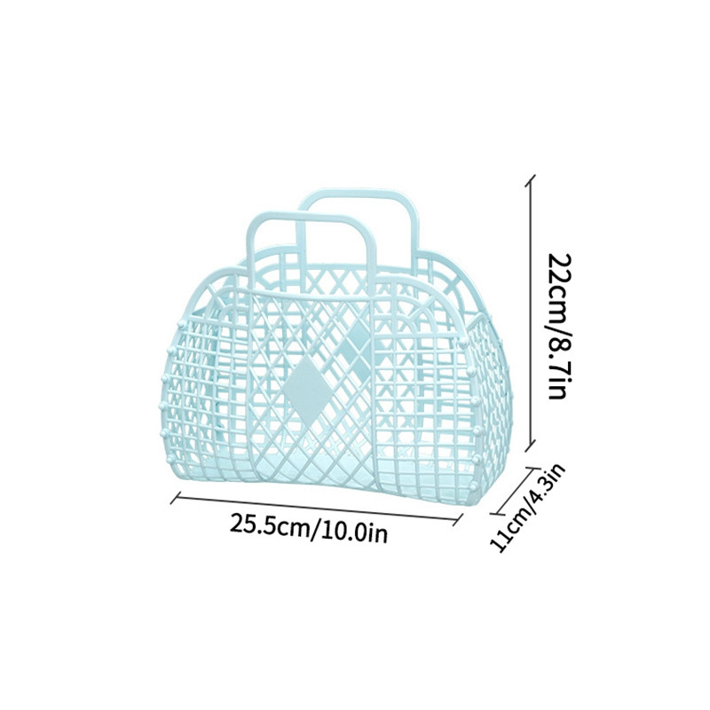 Salokāms glabāšanas grozs Dobs notekas vannas grozs Pārnēsājams vannas istabas organizators Dažādi glabāšanas kaste Bērnu iepirkumu grozi