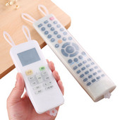 Cute Cartoon Rabbit Ears Silica Gel Αδιάβροχη τσάντα Τηλεόραση Κλιματισμός Τηλεχειριστήριο Προστατευτικό μανίκι Διαφανές προστατευτικό προστασίας από τη σκόνη