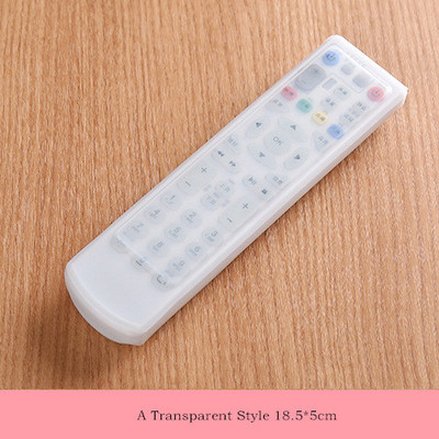 Cute Cartoon Rabbit Ears Silica Gel Αδιάβροχη τσάντα Τηλεόραση Κλιματισμός Τηλεχειριστήριο Προστατευτικό μανίκι Διαφανές προστατευτικό προστασίας από τη σκόνη