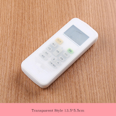 Cute Cartoon Rabbit Ears Silica Gel Αδιάβροχη τσάντα Τηλεόραση Κλιματισμός Τηλεχειριστήριο Προστατευτικό μανίκι Διαφανές προστατευτικό προστασίας από τη σκόνη