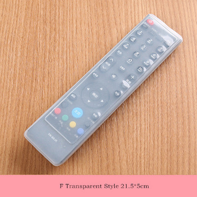 Cute Cartoon Rabbit Ears Silica Gel Αδιάβροχη τσάντα Τηλεόραση Κλιματισμός Τηλεχειριστήριο Προστατευτικό μανίκι Διαφανές προστατευτικό προστασίας από τη σκόνη