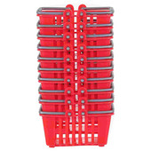 Grozs Iepirkšanās Mini Bērnu Rotaļlietas Grozi Pārtikas preču grozs Rotaļu noliktavas namiņš Leļļu namiņa izlikšanās Modelis Miniatūras dekors Ornaments Sīkas rotaļlietas