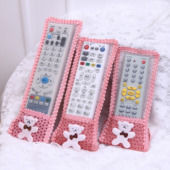 Lace Fabric Craft Dust Cover Protection Case 3 Colors for TV Τηλεχειριστήριο Κλιματισμός Τηλεχειριστήριο FC131