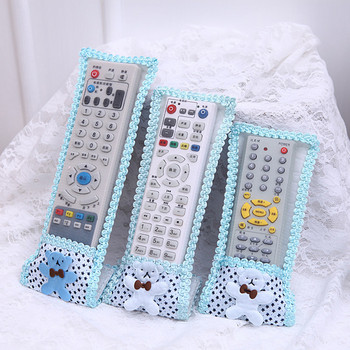 Lace Fabric Craft Dust Cover Protection Case 3 Colors for TV Τηλεχειριστήριο Κλιματισμός Τηλεχειριστήριο FC131