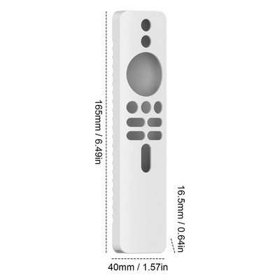 Tālvadības futrālis XiaoMis 4K TV MiBoX 2. paaudzes tālvadības pultīm TV Stick vadības vāciņš Silikona triecienizturīgs ādai draudzīgs tālvadības aizsargs